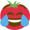 cryinglaughingtomato emote