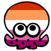 PrideOctoLesbian emoji