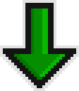 GreenArrowDown static emote