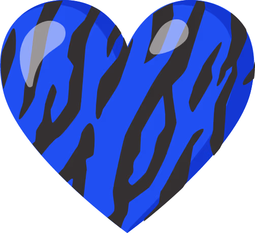 Blackdarkblueheartx emote