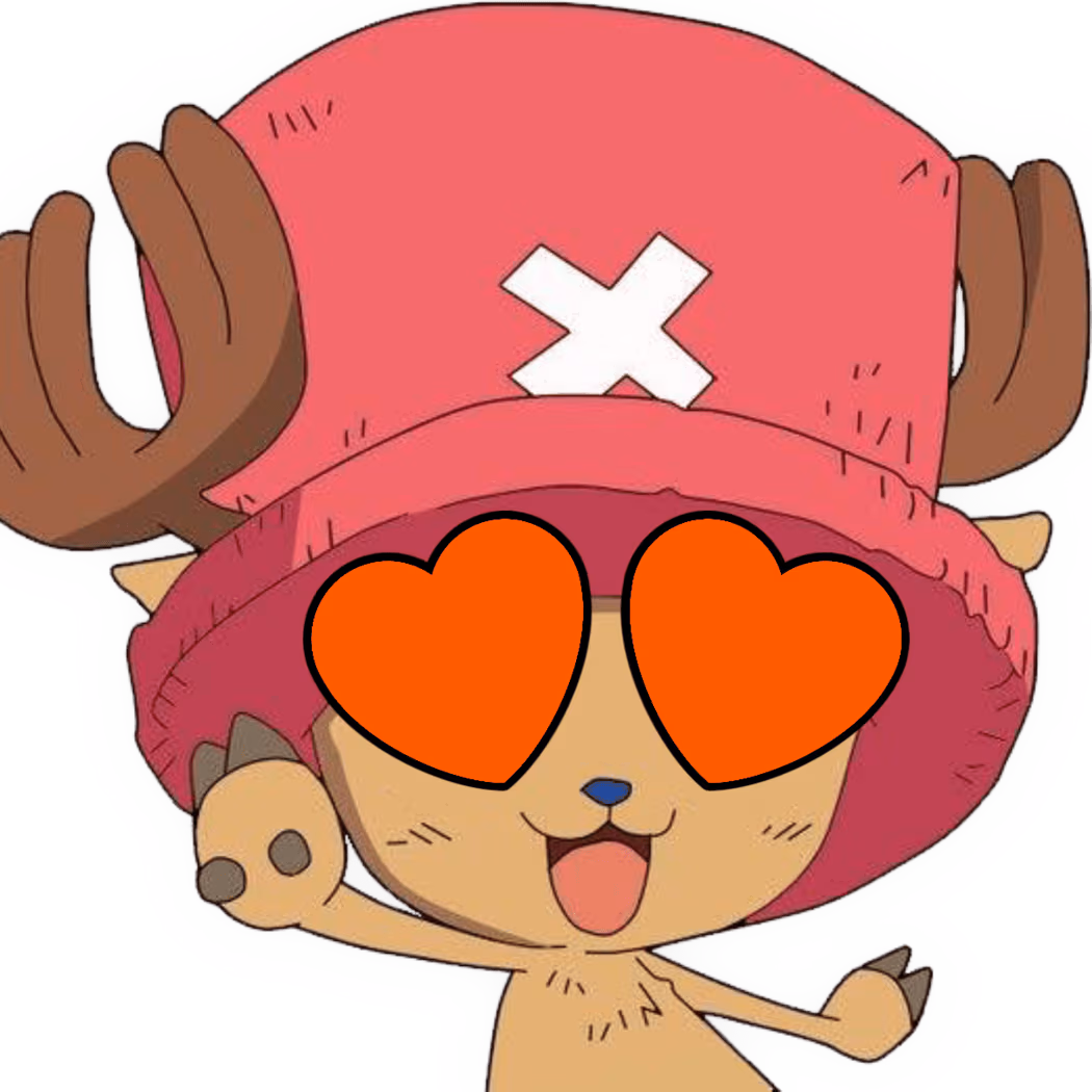 Chopper_HeartOrangeEyes emote