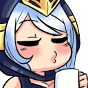 AsheSipping emote
