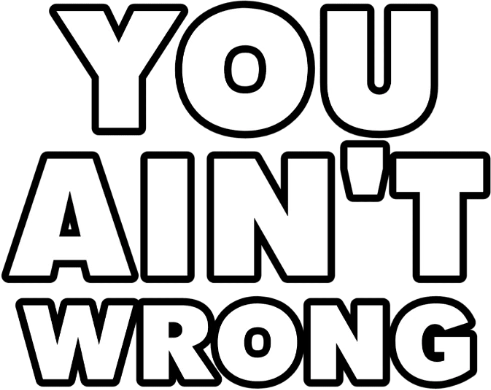 YouAintWrong emoji