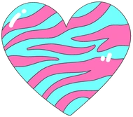 Y2K_Zebra_Print_Heart emote
