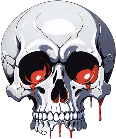 BloodSkull emote