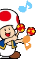 MarioBros_ToadMusic2 emote