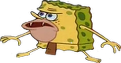 spongebobCaveman emote
