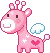 pink_giraffe animated emote