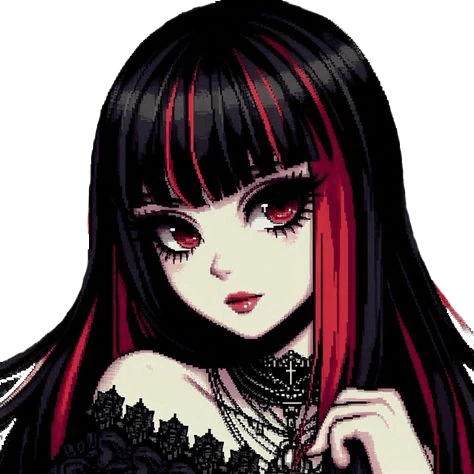 CuteGoth emote