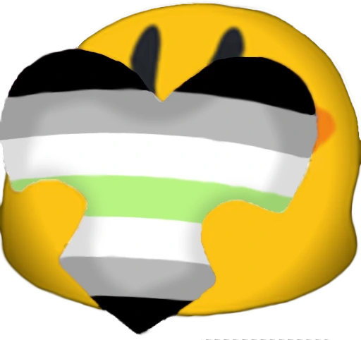 BlobPrideAgender emoji