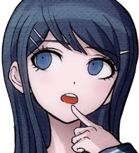 sayaka_maizono_thinking emote