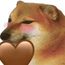 CheemsBRheart emote