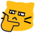 meowthinkingglare emote