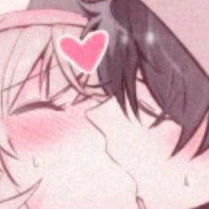 GfAndBfHeartKiss emote