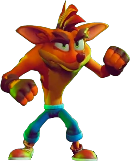 CrashBandicootPreparingToFight emote