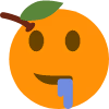 Drooling_Orangey emote