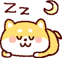 shibasleep emote