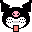 kuromi_shocked emote