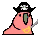 pirateparrotJAM animated emote