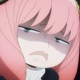 AnyaDisgust emote