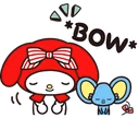 MyMelodyBow emote