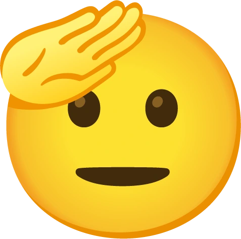 SalutingFaceEmoji emote
