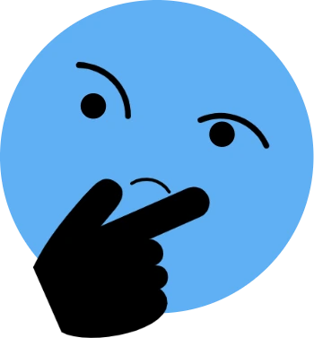 Blue_Face_Thinker emote