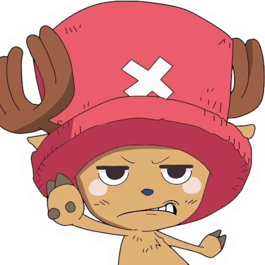 Chopper_Annoyed emote