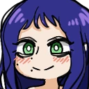SantaBlush emote