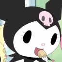 kuromi_eat emote