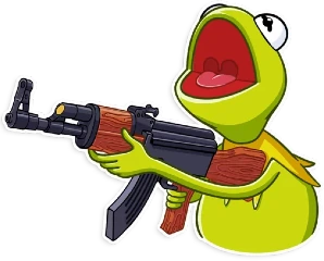 kermit_ak47 emoji
