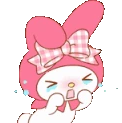 MyMelodyCrying emoji