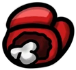 DeadRedAmongUs emote