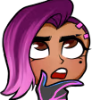 SombraThinking emote