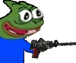 Jackhammering animated emote