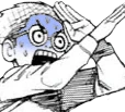 Okarun_Frightened emote