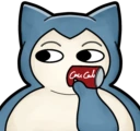 Snorlax_SippingDrama emoji