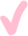 pinkcheckmark emoji