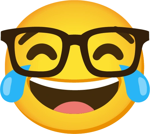 nerdlaughing emote