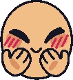 HidingFaceBlush emote
