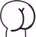 buttface emote