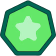 LimeGreenStaffBadge emote
