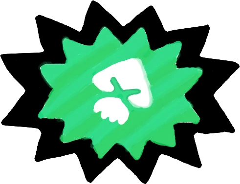 Splatted emoji