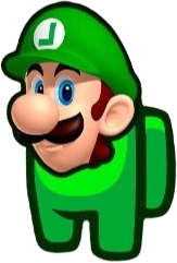 LuigiAmongUs emote