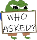 WhoAsked emote