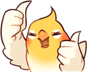 BirdThumbsUp emote