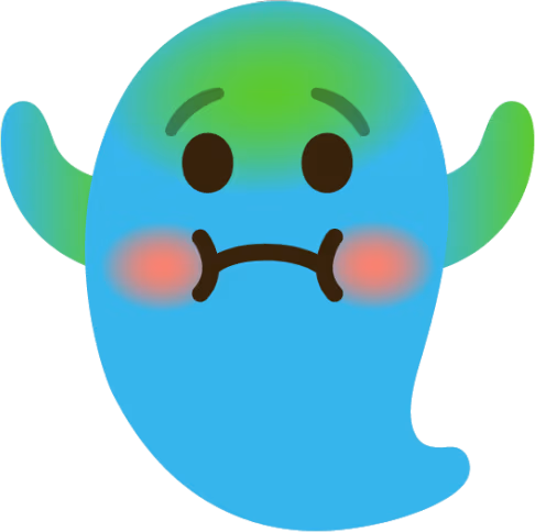 BlushGhost emote
