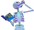 skeleton_drinkpepsi emote
