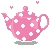 PinkPolkaDotTeapot emoji