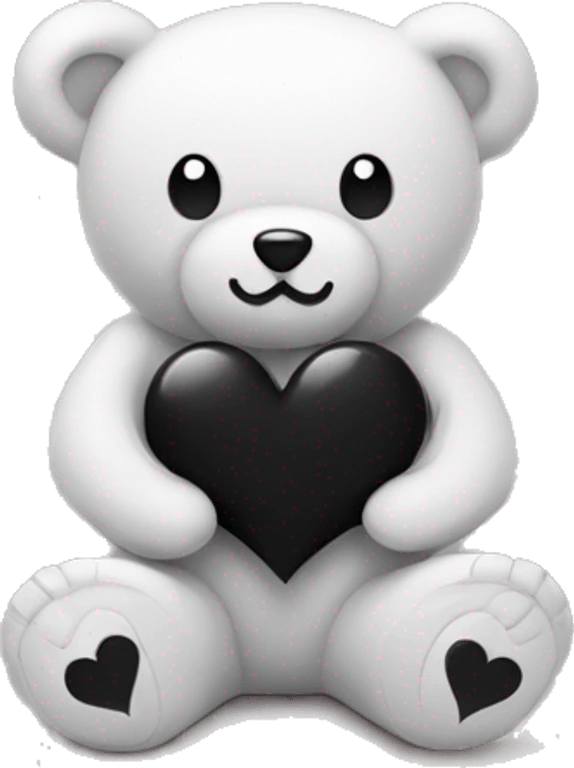 Blackwhiteteddybear emote